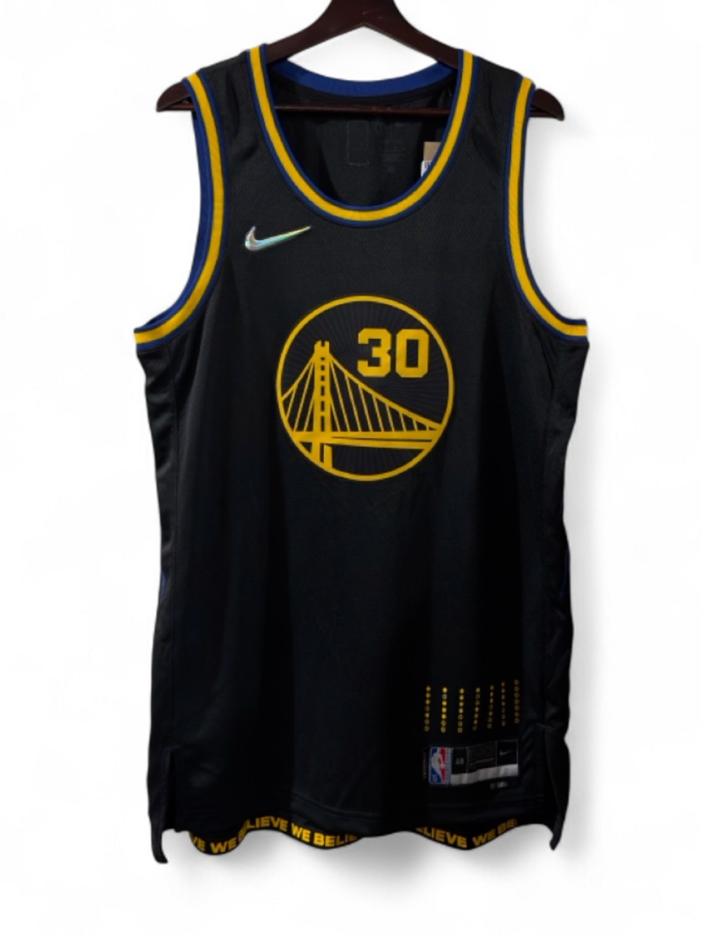 Nike Dri-FIT NBA Golden State Warriors City Edition Jersey Size Men’s Lrg (NWT)